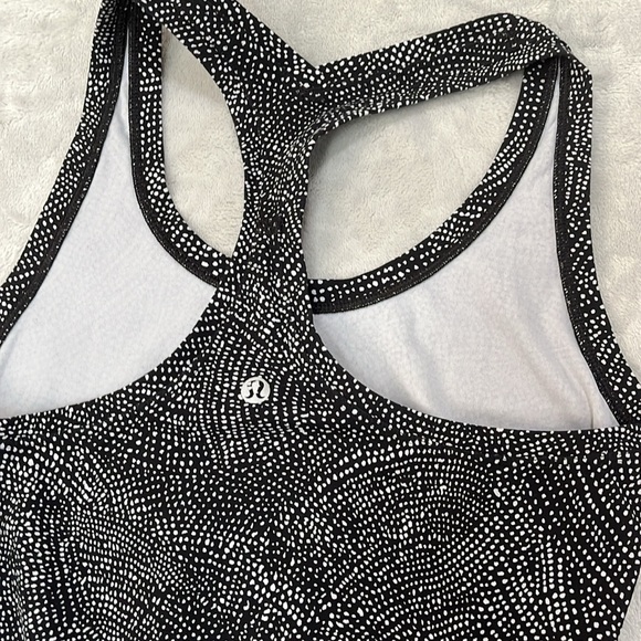 Lululemon Cool Racerback II 
Free Spirit Ice Grey Black - Picture 5 of 5